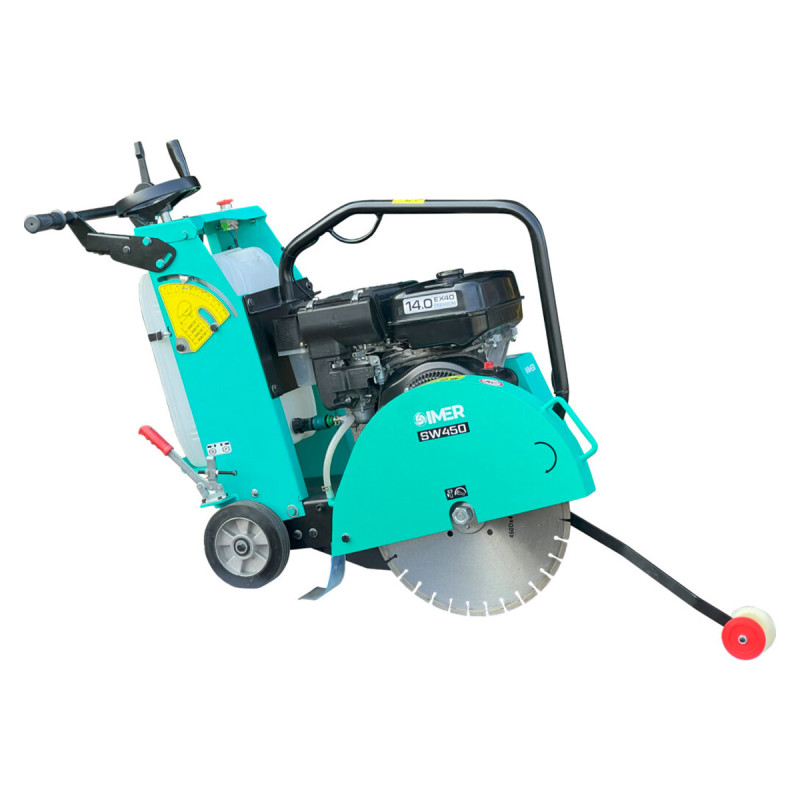 IMER SW450 - Scie à Sol avec Disque 450mm inclus et Réservoir 30L