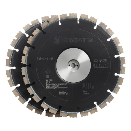 HUSQVARNA EL 10 CNB LOT DE 2 - Disque diamant EL 10 CNB pour découpeuse K4000 CUT'N BREAK