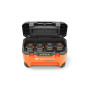HUSQVARNA 40-C1000X4 - Chargeur Multiple pour 4 Batteries - Vue Intérieure avec batteries