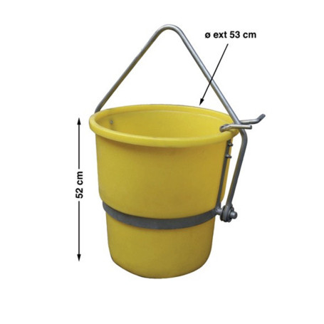 ALTRAD - Benne basculante de 70L en polyethylene