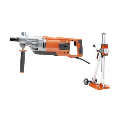 HUSQVARNA PACK DM 220 - Pack Carotteuse Portative 230V + Bâti DS250 - Diamètre de forage 150mm