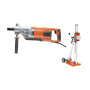 HUSQVARNA PACK DM 220 - Pack Carotteuse Portative 230V + Bâti DS250 - Diamètre de forage 150mm