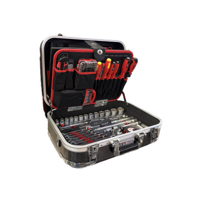 PROMAC A-179-EXE | Valise à outils avec poches - 179 Pièces