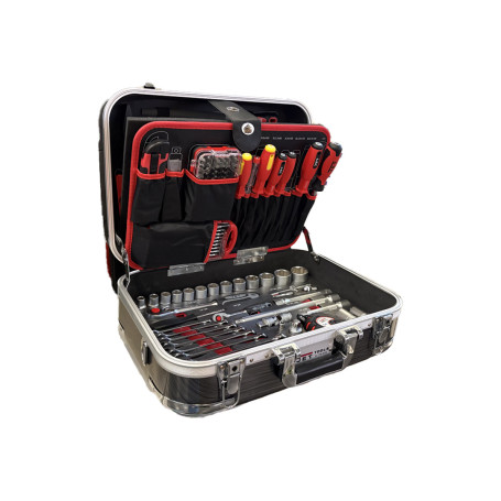 PROMAC A-179-EXE | Valise à outils avec poches - 179 Pièces