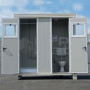 Bloc sanitaire préfabriqué de chantier - WC, lave-mains et douche  (neuf)