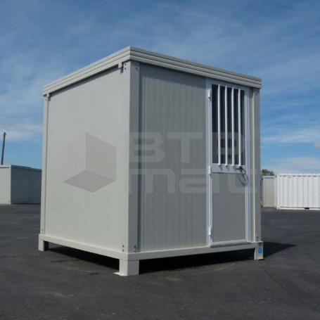 Bloc sanitaire préfabriqué de chantier - 2 WC, 1 lavabo double (neuf)