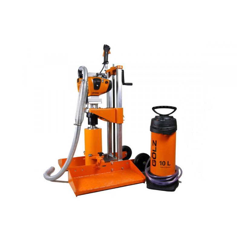 GOLZ KB150B CITY - Pack Carotteuse Routière Thermique STIHL 2T sur Bâti inclinable + Couronne offerte