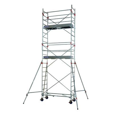 DUARIB ROLLSTAR - ECHAFAUDAGE ROULANT EN ACIER - LONG. 2M05 - GC MONOBLOC