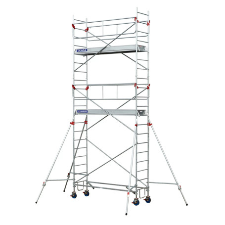 DUARIB ROLLSTAR - ECHAFAUDAGE ROULANT EN ACIER - LONG. 2M54 - GC MONOBLOC