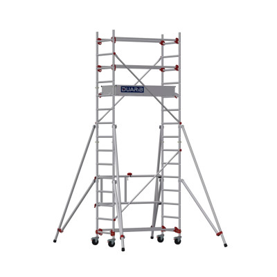 DUARIB ALU - ECHAFAUDAGE ROULANT EN ALUMINIUM - LONG. 1M35 - GC LISSES - base pliante