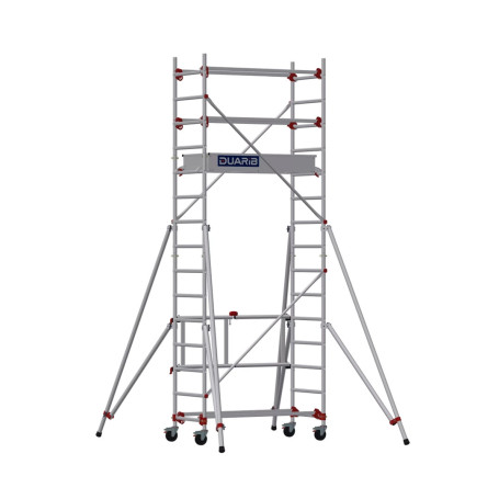 DUARIB ALU - ECHAFAUDAGE ROULANT EN ALUMINIUM - LONG. 1M35 - GC LISSES - base pliante