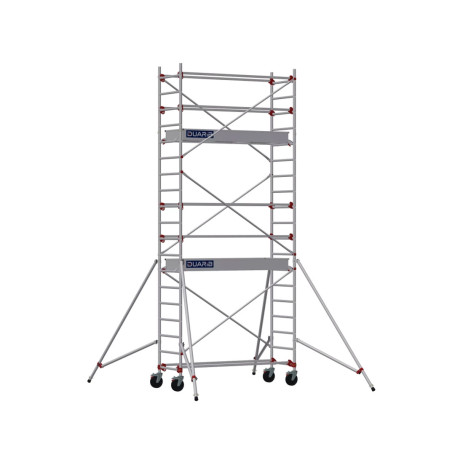 DUARIB ALU - ECHAFAUDAGE ROULANT EN ALUMINIUM - LONG. 2M05 - base pliante