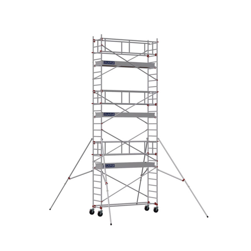 DUARIB ALU - ECHAFAUDAGE ROULANT EN ALUMINIUM - LONG. 2M55 - GC LISSES
