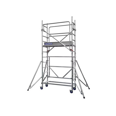 DUARIB DOCKER MINI - ECHAFAUDAGE ROULANT EN ALUMINIUM- LONG. 1M44 - GC MONOBLOC