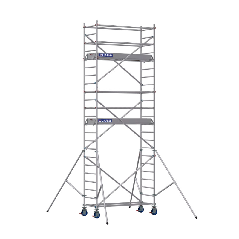 DUARIB DOCKER 85 - ECHAFAUDAGE ROULANT EN ACIER - LONG. 2M05 - LARG. 0M85 - GC LISSES