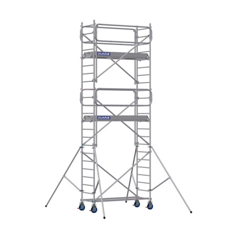 DUARIB DOCKER 85 - ECHAFAUDAGE ROULANT EN ALUMINIUM - LONG. 2M05 - LARG. 0M85 - GC MONOBLOC