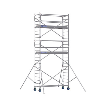 DUARIB DOCKER 85 - ECHAFAUDAGE ROULANT EN ALUMINIUM - LONG. 2M54 - LARG. 0M85 - GC MONOBLOC