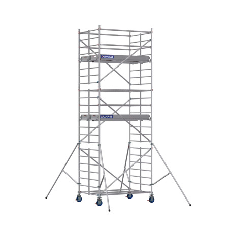 DUARIB DOCKER 150 - Echafaudage Roulant En Aluminum - LONG. 2M05 - LARG. 0M85 - Gc Lisses