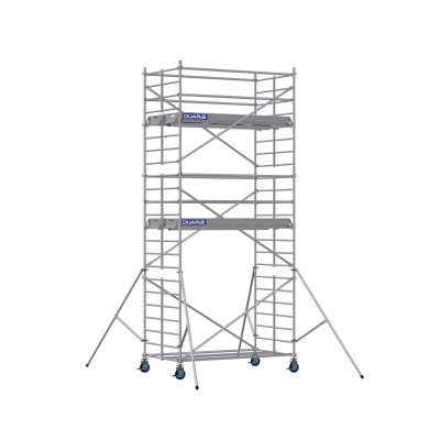 DUARIB DOCKER 150 - Echafaudage Roulant En Aluminium - LONG. 2M54 - LARG. 0M85 - Gc Lisses
