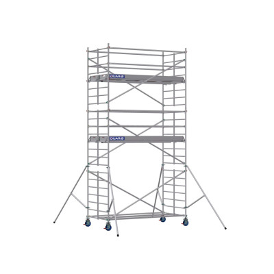 DUARIB DOCKER 150 - Echafaudage Roulant En Aluminium - LONG. 2M95 - LARG. 0M85 - Gc Lisses