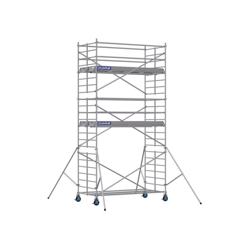 DUARIB DOCKER 150 - Echafaudage Roulant En Aluminium - LONG. 2M95 - LARG. 0M85 - Gc Lisses