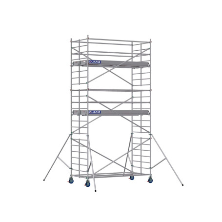 DUARIB DOCKER 150 - Echafaudage Roulant En Aluminium - LONG. 2M95 - LARG. 0M85 - Gc Lisses