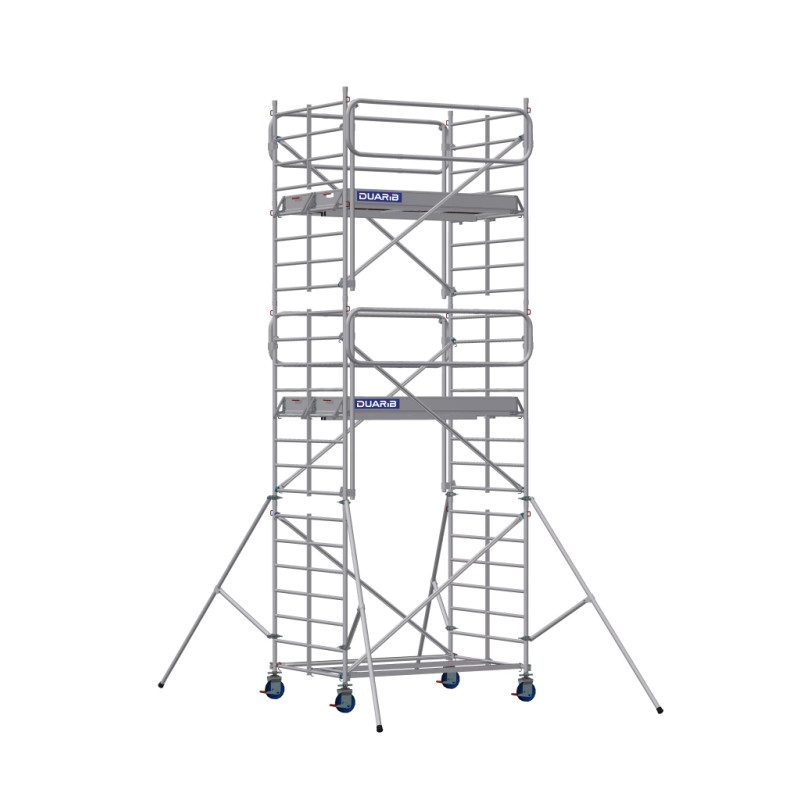 DUARIB DOCKER 150 - Echafaudage Roulant En Aluminium - LONG. 2M05 - LARG. 1M50 - Gc Monobloc