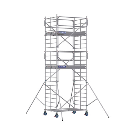 DUARIB DOCKER 150 - Echafaudage Roulant En Aluminium - LONG. 2M05 - LARG. 1M50 - Gc Monobloc