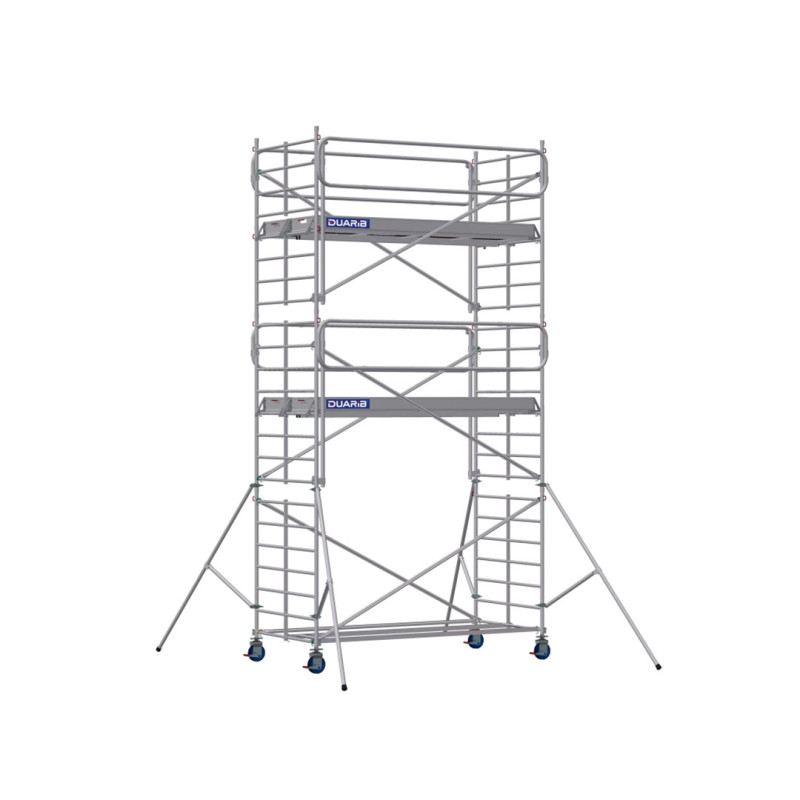 DUARIB DOCKER 150 - Echafaudage Roulant En Aluminium - LONG. 2M95 - LARG. 1M50 - Gc Monobloc