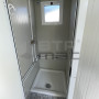 Bloc sanitaire préfabriqué de chantier - WC, lavabo double et douche  (neuf)