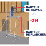 DUARIB DOCKER 150 - Hauteur de travail