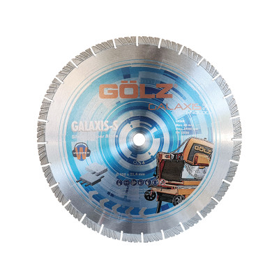 GÖLZ GALAXI-S - Disque 400mm Diamant Silencieux  - Béton/Matériaux de construction courants - Gamme Exellence