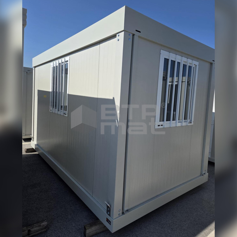 Bungalow de chantier 4 mètres – Série laine de roche