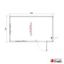 Bungalow de chantier 4 mètres - PLAN 1