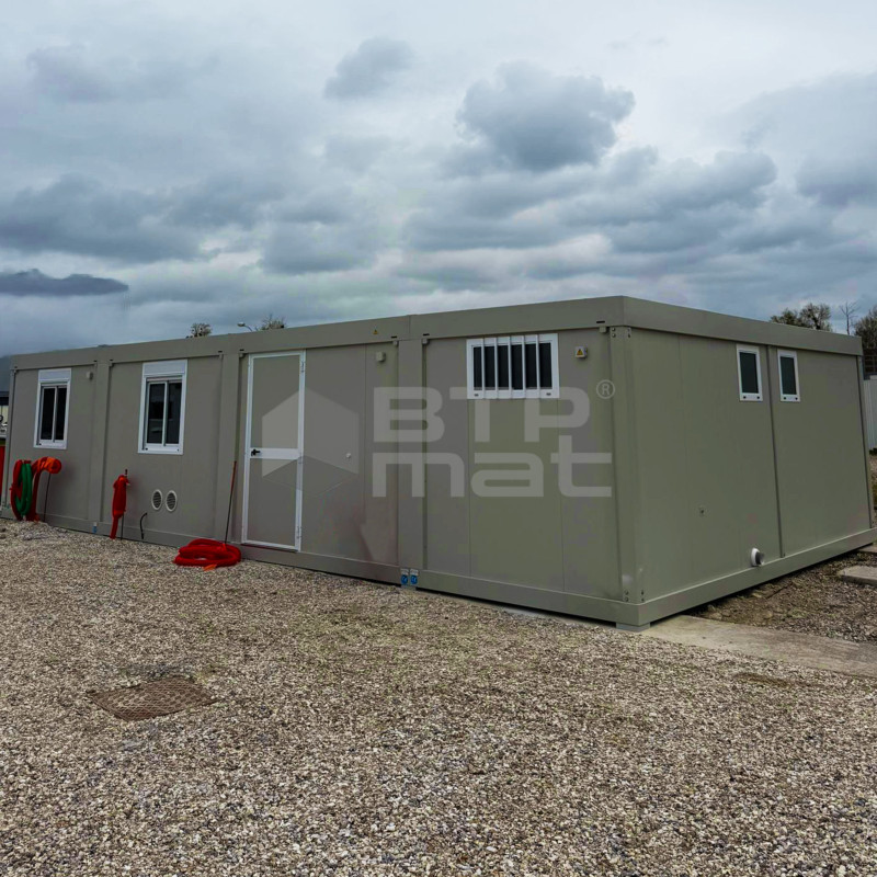 Ensemble de quatre bungalows 6M – Salle de formation (série renforcée)