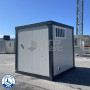 Bloc Sanitaire PMR neuf avec WC PMR et Lavabo PMR - porte fermée