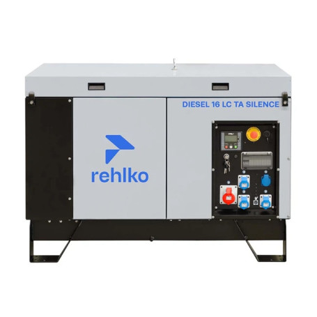 KOHLER-SDMO 16 LC TA SILENCE C5 - Groupe électrogènes Triphasé Diesel - Sans AVR - Vue de face
