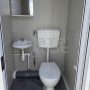 Bloc sanitaire préfabriqué de chantier - 2 WC, 2 lave-main (neuf) - intérieur 1