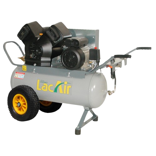 LACME AIRBAT 27/50M - Compresseur d'air électrique type brouette 50L 230V - 27m³/h