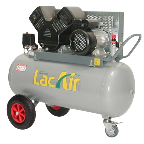 LACME TWINAIR 20/50 M - Compresseur d'air électrique mobile de chantier 50 litres 230V - 20m³/h