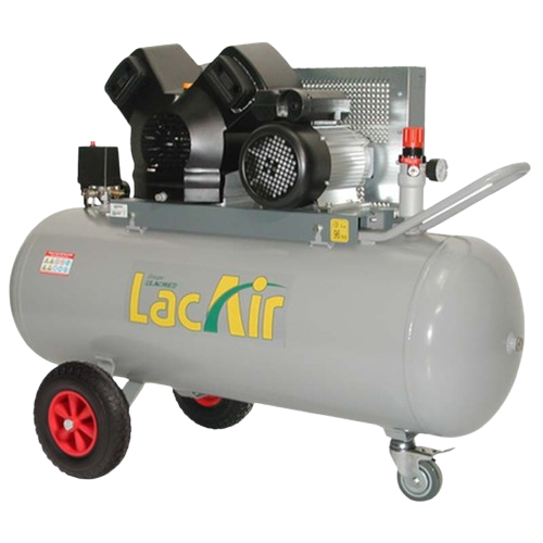 LACME TWINAIR 23/150M - Compresseur d'air électrique mobile 150 litres 230V - 23m³/h