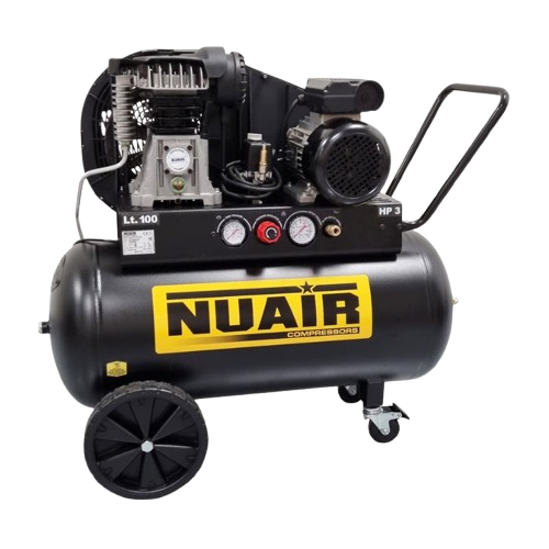 NUAIR B2800B TECH PRO - Compresseur électrique à piston 100L débruité 2CV ou 3CV