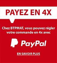 Paiement en 4 fois chez BTPMAT via PayPal