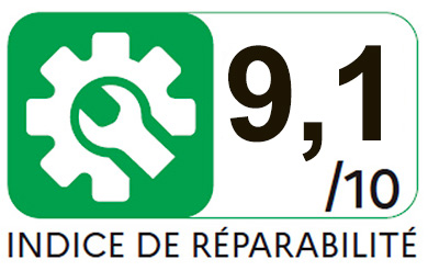 indice de réparabilité 9,1/10